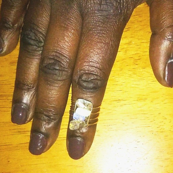 Opalite Statement Ring - Picture 9 of 9